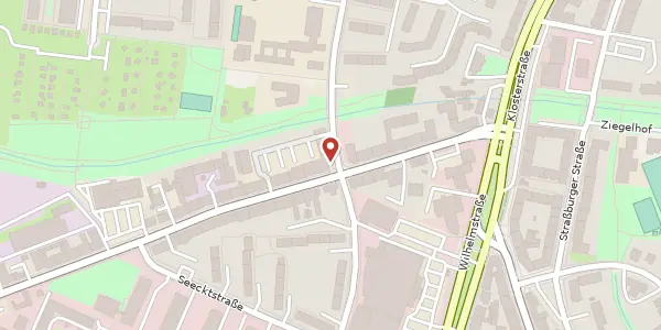 Karte der Umgebung von Seeburger Straße 8, 13581 Berlin