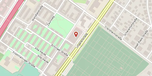 Karte der Umgebung von Ungererstr. 175, 80805 München