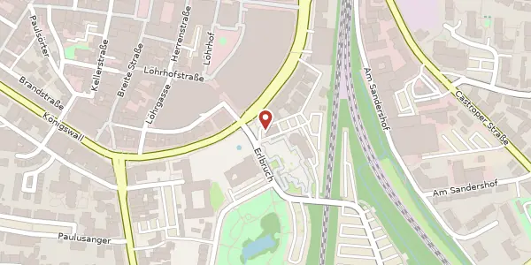 Karte der Umgebung von Erlbruch 38, 45657 Recklinghausen