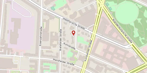Karte der Umgebung von Blüthgenstraße 2 a, 10709 Berlin