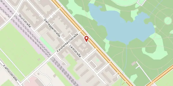 Karte der Umgebung von Am Treptower Park 53, 12435 Berlin