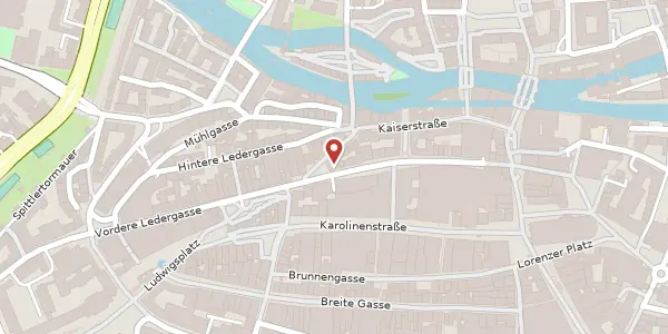 Karte der Umgebung von Josephsplatz 1, 90403 Nürnberg