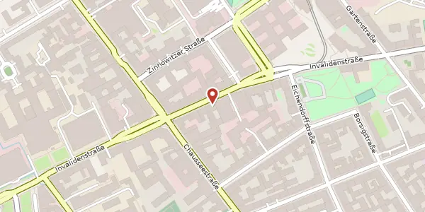 Karte der Umgebung von Invalidenstraße 115, 10115 Berlin