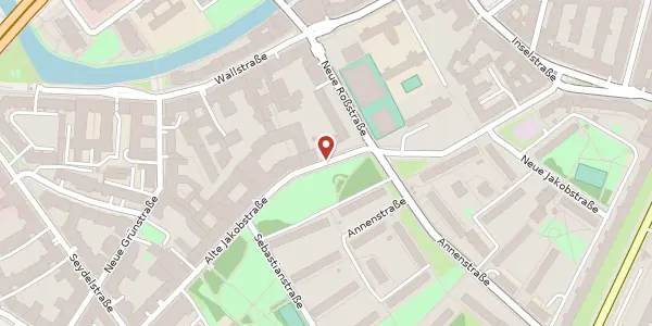 Karte der Umgebung von Alte Jakobstraße 83-84, 10179 Berlin
