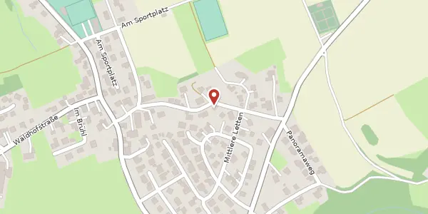 Karte der Umgebung von Gartenstraße 18, 88634 Herdwangen-Schönach