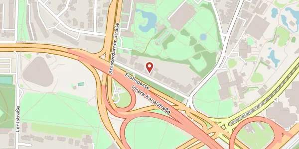 Karte der Umgebung von An der Flora 13, 50735 Köln