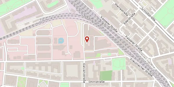 Karte der Umgebung von Solmsstr. 18, 60486 Frankfurt