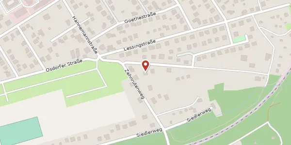 Karte der Umgebung von Osdorfer Straße 223, 14513 Teltow