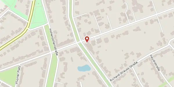 Karte der Umgebung von Wilhelmshofallee 75, 47800 Krefeld