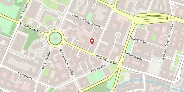 Karte der Umgebung von Brienner Str. 22, 80333 München