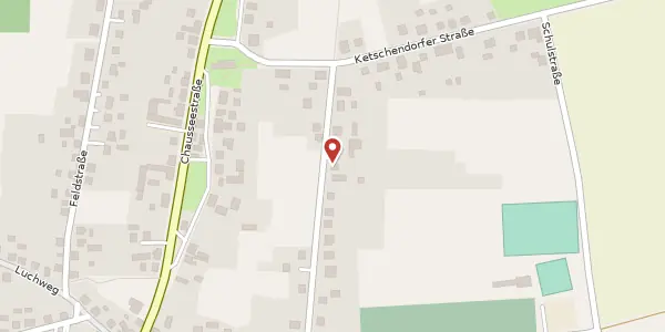 Karte der Umgebung von Gartenstraße 7, 15518 Rauen