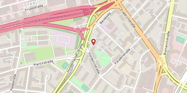 Karte der Umgebung von Holsterhauser Str. 15, 45147 Essen