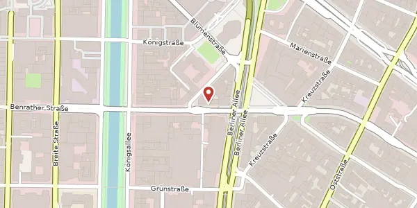 Karte der Umgebung von Steinstr. 20, 40212 Düsseldorf