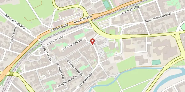 Karte der Umgebung von Kirchenstr. 2, 75172 Pforzheim