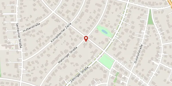 Karte der Umgebung von Zerndorfer Weg 30, 13465 Berlin