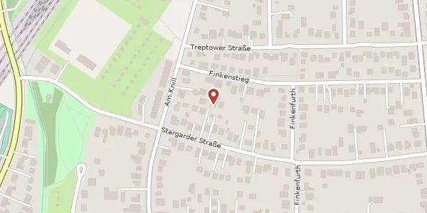 Karte der Umgebung von Stargarder Straße 46 A, 22147 Hamburg
