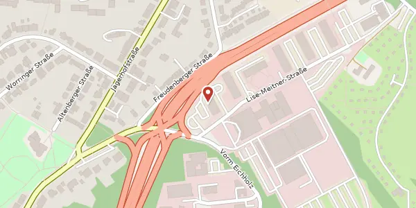 Karte der Umgebung von Lise-Meitner-Str. 1-13, 42199 Wuppertal