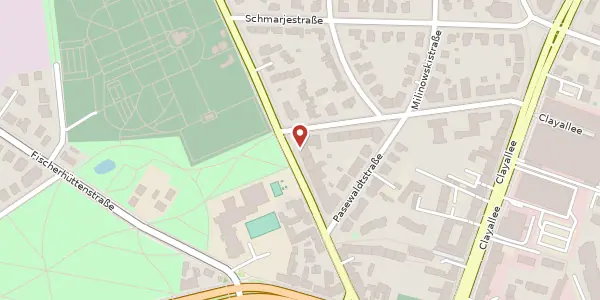 Karte der Umgebung von Onkel-Tom-Straße 21, 14169 Berlin