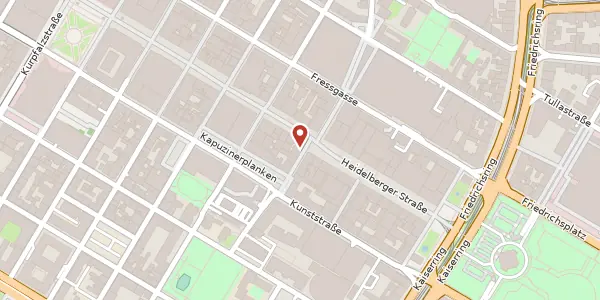 Karte der Umgebung von O6 7, 68161 Mannheim
