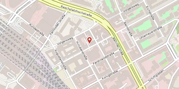 Karte der Umgebung von Leonhardtstraße 8, 30175 Hannover