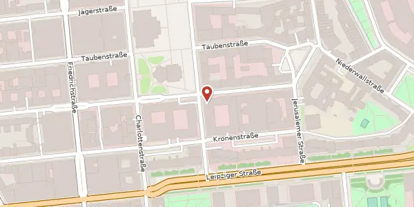Karte der Umgebung von Markgrafenstraße 33, 10117 Berlin