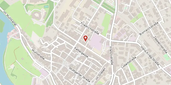 Karte der Umgebung von Grabenstraße 17, 71665 Vaihingen-Enz