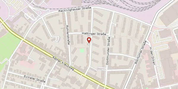 Karte der Umgebung von Harpener Str. 30, 40472 Düsseldorf