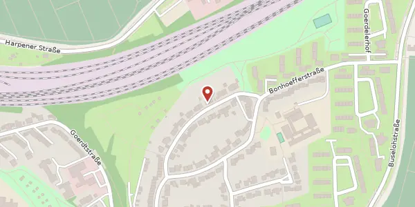 Karte der Umgebung von Kordbecksweg 35, 44803 Bochum
