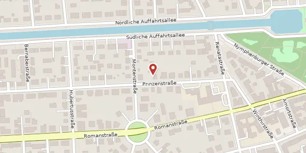 Karte der Umgebung von Prinzenstr. 15, 80639 München