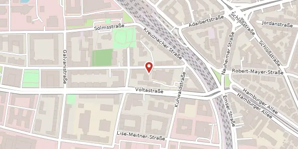 Karte der Umgebung von Ohmstraße 19, 60486 Frankfurt