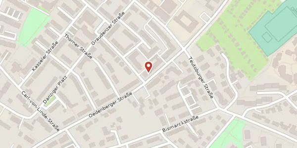 Karte der Umgebung von Oedenberger Str. 55-59, 90491 Nürnberg