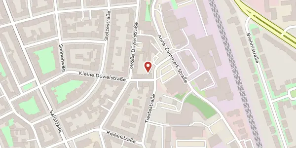 Karte der Umgebung von Kleine Düwelstraße 21, 30171 Hannover