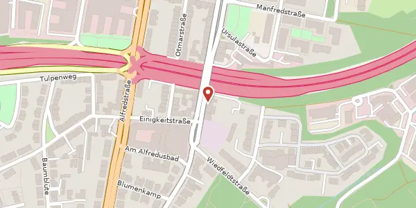 Karte der Umgebung von Rüttenscheider Str. 319, 45131 Essen
