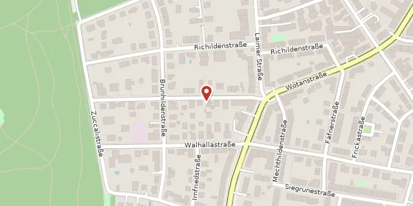 Karte der Umgebung von Kemnatenstraße 43, 80639 München