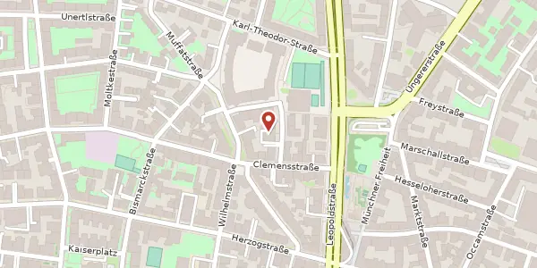 Karte der Umgebung von Morawitzkystr. 1, 80803 München