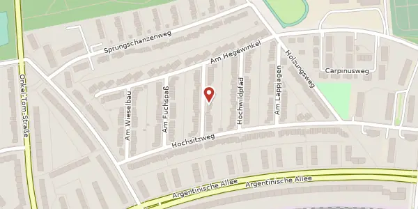 Karte der Umgebung von Treibjagdweg 18, 14169 Berlin