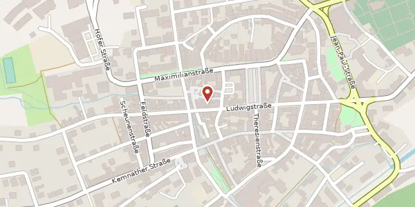 Karte der Umgebung von Ludwigstr. 50, 95632 Wunsiedel