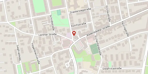 Karte der Umgebung von Plantagenstraße 2a, 30455 Hannover
