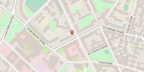 Karte der Umgebung von Wedekindstraße 15, 10243 Berlin