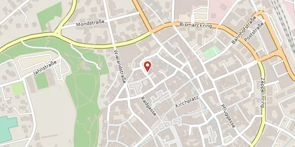 Karte der Umgebung von Glockengasse 4, 88400 Biberach an der Riß