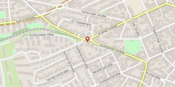 Karte der Umgebung von Stuttgarter Straße 137, 70469 Stuttgart