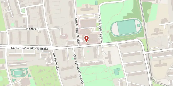 Karte der Umgebung von Carl-von-Ossietzky-Str. 153 a, 09127 Chemnitz