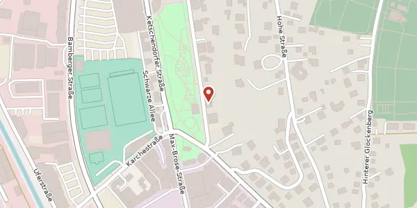 Karte der Umgebung von Alexandrinenstr. 12, 96450 Coburg