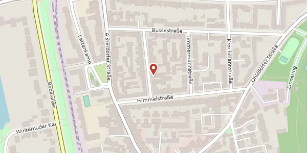 Karte der Umgebung von Rehmstr. 6, 22299 Hamburg
