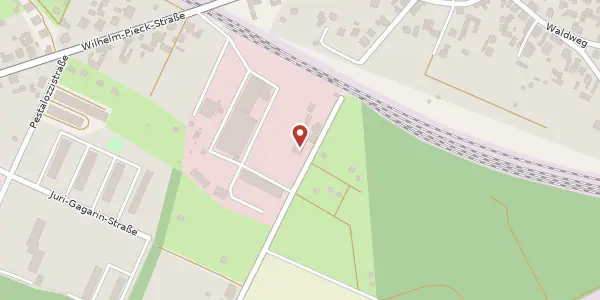 Karte der Umgebung von Lobendorfer Weg 8, 03226 Vetschau