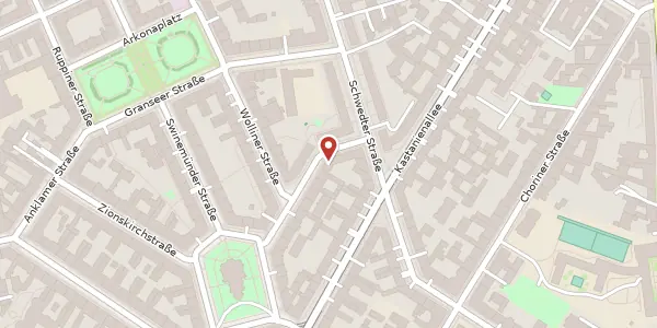Karte der Umgebung von Griebenowstraße 21, 10435 Berlin