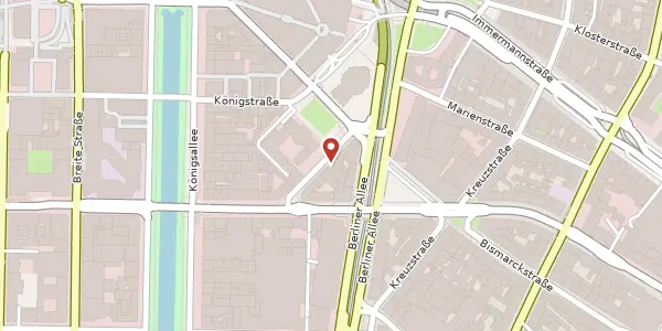 Karte der Umgebung von Josephinenstr. 11-13, 40212 Düsseldorf