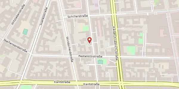 Karte der Umgebung von Fritschestraße 42, 10627 Berlin