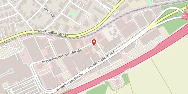 Karte der Umgebung von Bürgermeister-Neff-Str. 4, 68519 Viernheim
