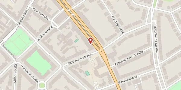 Karte der Umgebung von Lindemannstr. 47, 40237 Düsseldorf